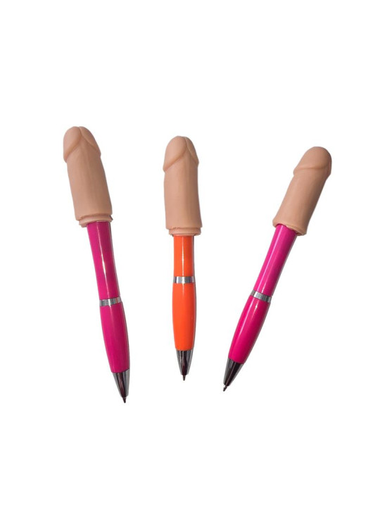 3 Bolígrafos con Punta de Pene