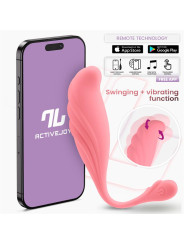 Huevo Vibrador con Movimiento Waving con APP USB