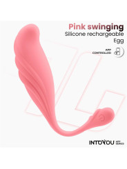 Huevo Vibrador con Movimiento Waving con APP USB