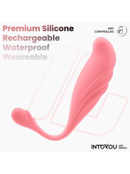 Huevo Vibrador con Movimiento Waving con APP USB