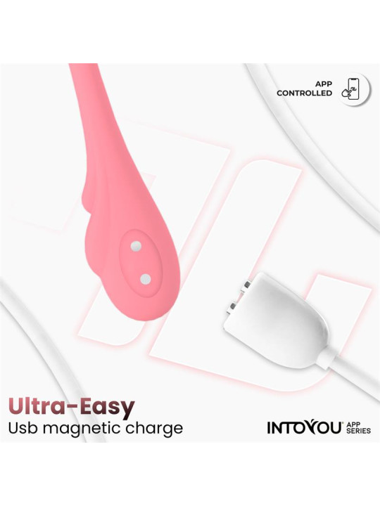 Huevo Vibrador con Movimiento Waving con APP USB