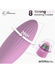 Huevo Vibrador con Bolas Internas con Rotación y APP USB