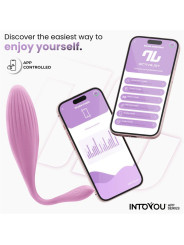 Huevo Vibrador con Bolas Internas con Rotación y APP USB