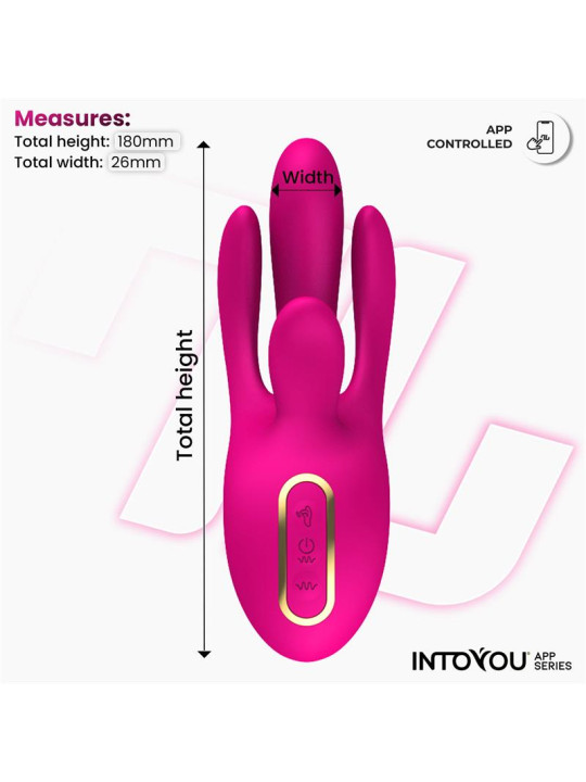 Derek Vibrador con Movimiento Finger 3 Motores y APP