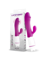 Ellys Vibrador USB 36 Funciones Silicona Púrpura