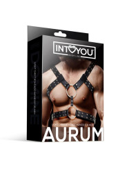 Aurum Arnés Masculino para Bondage Cuero Vegano