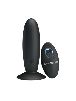 Plug Anal con Control Remoto Color Negro