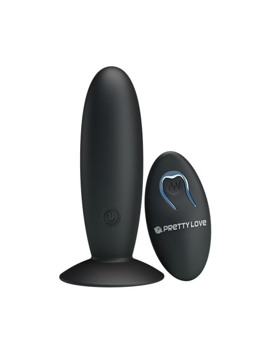 Plug Anal con Control Remoto Color Negro