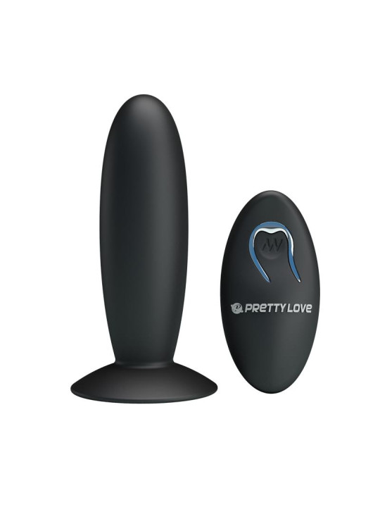 Plug Anal con Control Remoto Color Negro