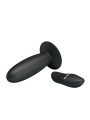 Plug Anal con Control Remoto Color Negro