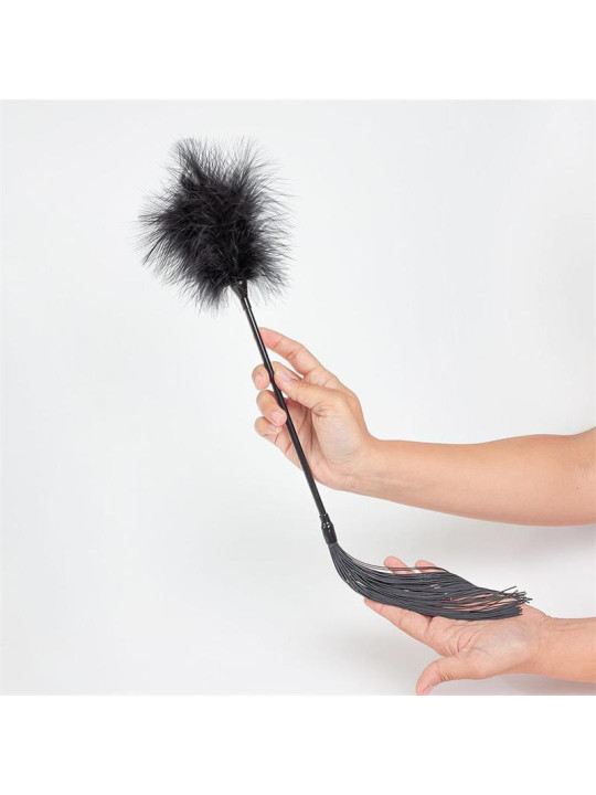 Secret Play Plumero + Látigo Negro