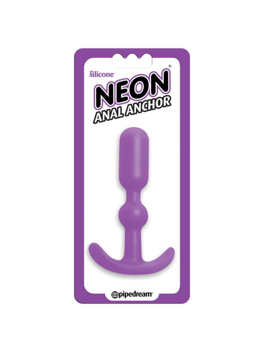 Neon Plug Anal Ancho Púrpura