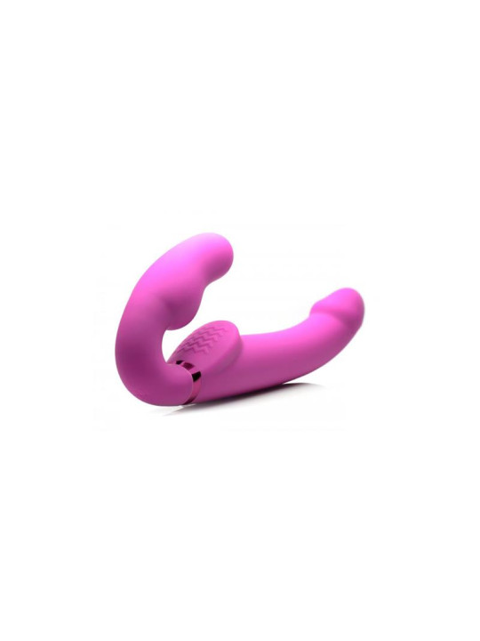 Inflatable Vibrador Doble Funcion Inflable Control Remoto Rosa