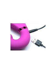 Inflatable Vibrador Doble Funcion Inflable Control Remoto Rosa