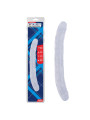 Dildo Doble Hi-Rubber 12.8 Transparente