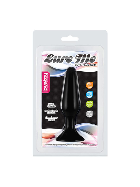 Plug Anal Lure Me Talla L Negro