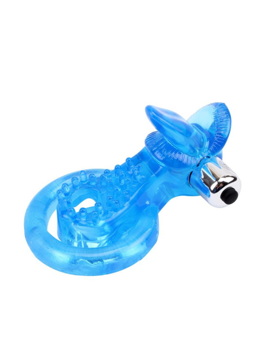 Anillo Vibrador para el Pene The Tongue Azul