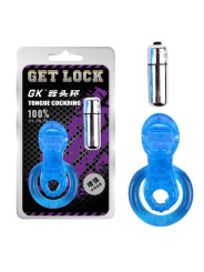 Anillo Vibrador para el Pene The Tongue Azul