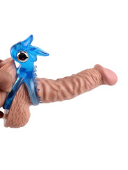 Anillo Vibrador para el Pene The Tongue Azul