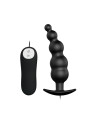 Vibrador Anal Burbujas Negro con Control Remo cl70