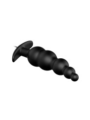 Vibrador Anal Burbujas Negro con Control Remo cl70