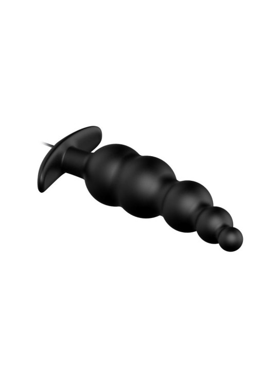 Vibrador Anal Burbujas Negro con Control Remo cl70