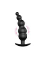 Vibrador Anal Burbujas Negro con Control Remo cl70