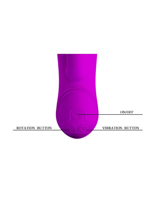 Vibrador Rotador Mystic Color Púrpura