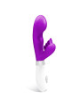 Sliper Vibrador Conejito Silicona Púrpura