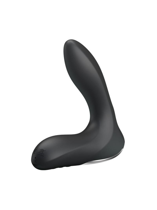 Estimlador Anal Inflable Leonard Silicona USB Negro