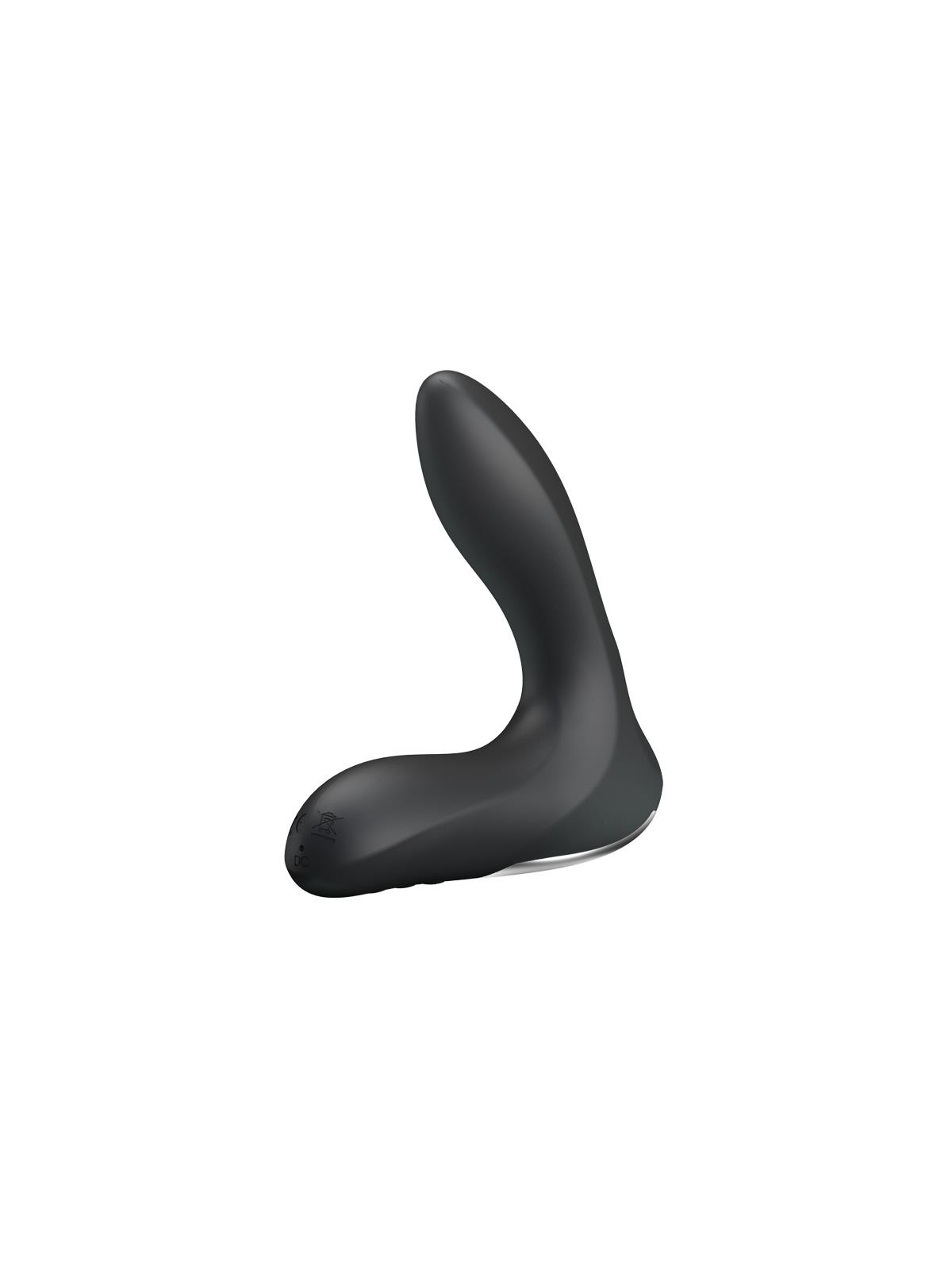 Estimlador Anal Inflable Leonard Silicona USB Negro