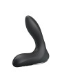 Estimlador Anal Inflable Leonard Silicona USB Negro