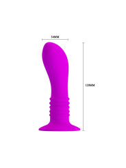 Pretty Love Plug Anal Vibrador Color Púrpura