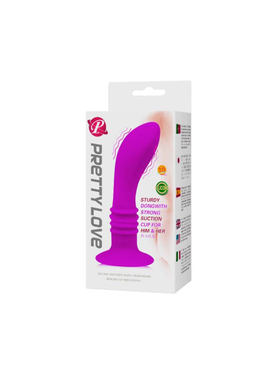 Pretty Love Plug Anal Vibrador Color Púrpura