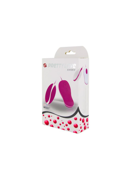 Huevo Vibrador Avery Color Rosa y Blanco