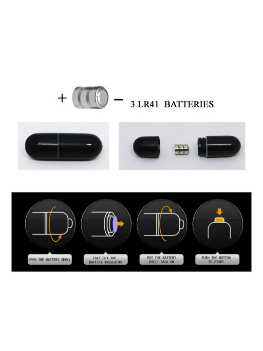 Anillo Vibrador Eudora Color Negro