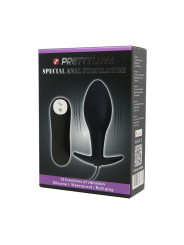 Plug Anal Negro Forma Ancla con Control Remoto