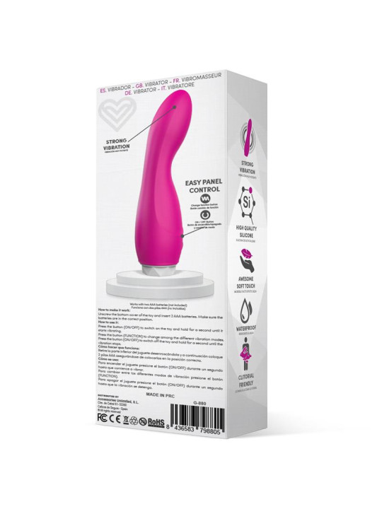 Douby Vibrador Silicona Rosa