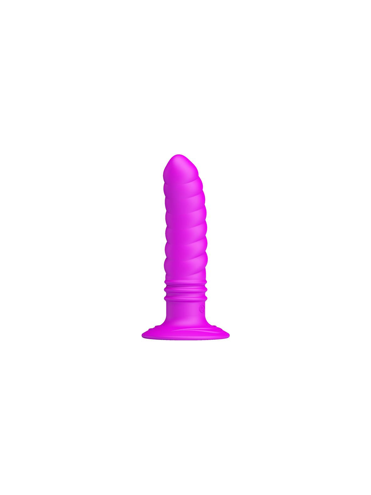 Vibrador Twist Plug Anal Púrpura