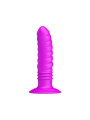 Vibrador Twist Plug Anal Púrpura