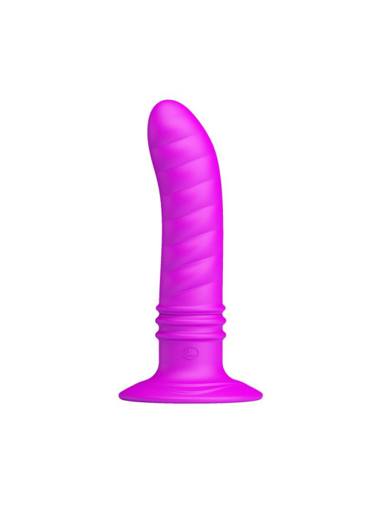 Vibrador Twist Plug Anal Púrpura