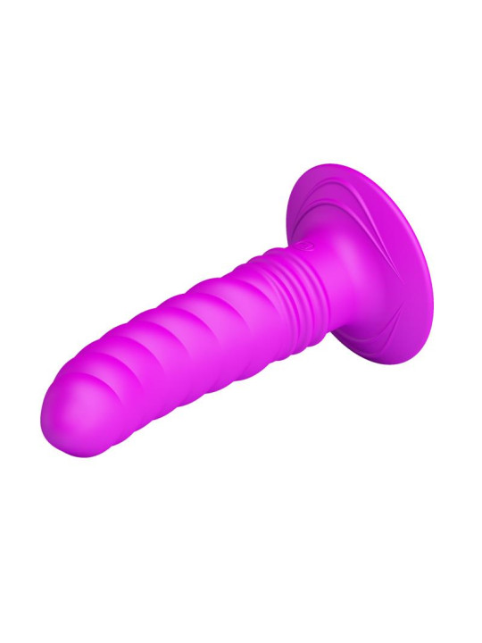 Vibrador Twist Plug Anal Púrpura