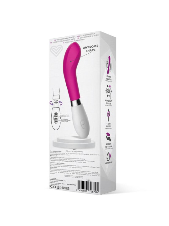 Benty Vibrador Silicona Rosa