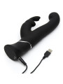 Vibrador G-Spot Stroker Rabbit Negro