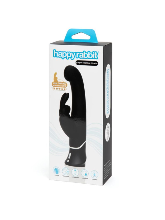 Vibrador G-Spot Stroker Rabbit Negro