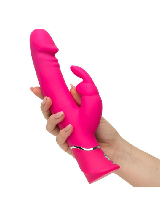 Vibrador Realistic Dual Density Rabbit Rosa