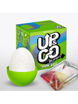 Bumpy Huevo Masturbador Elástico Verde