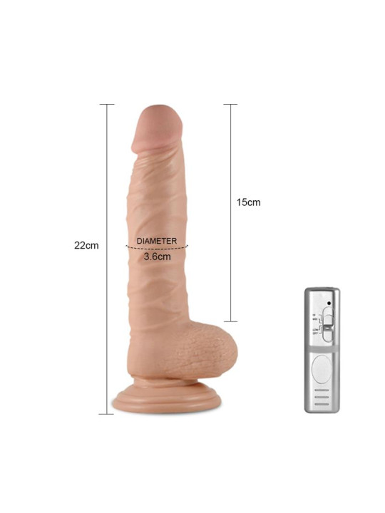 Dildo Real Extreme con Vibración 8.5 Natural