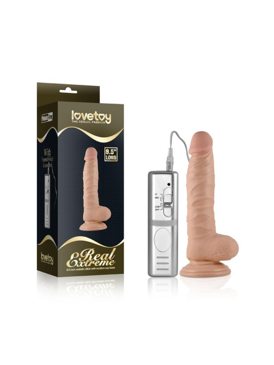 Dildo Real Extreme con Vibración 8.5 Natural