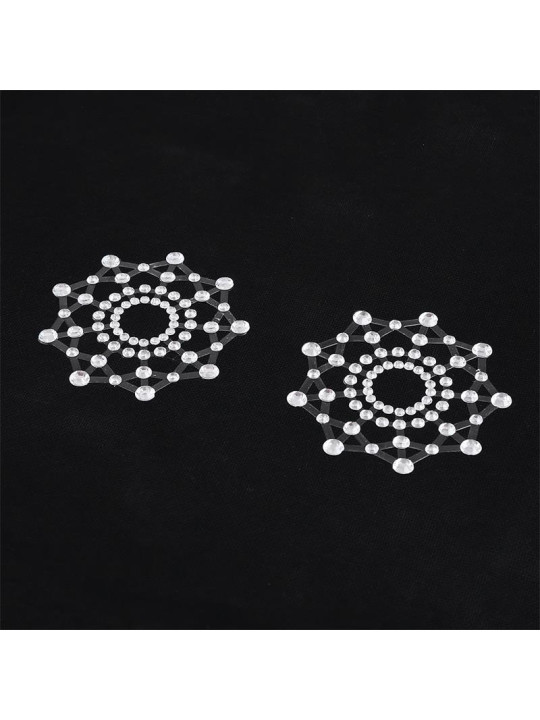 Pezoneras Copo de Nieve Blanco